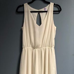 Casual ivory dress